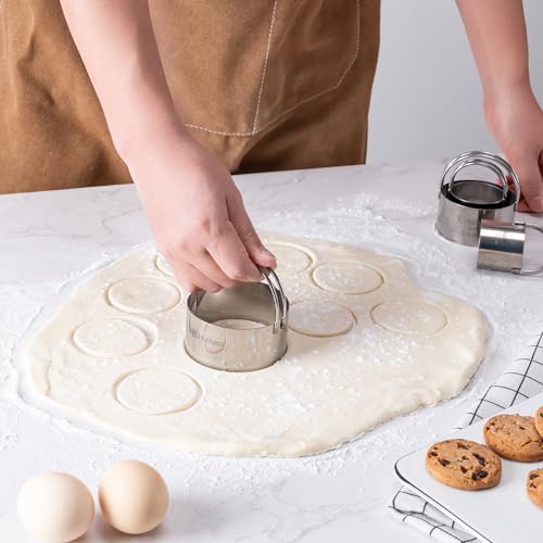 Biscuit Cutter Set (5pcs Round with handle)
