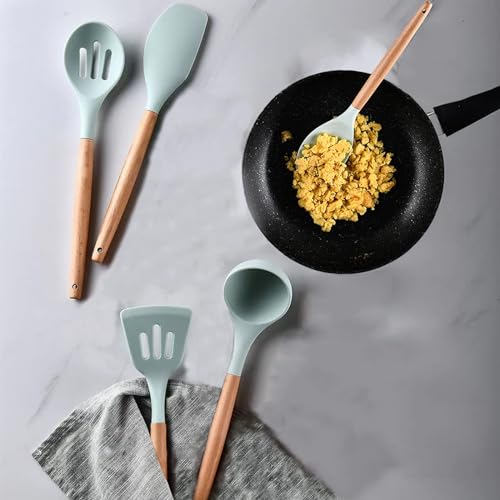 Kitchen Utensils Set (5 PCS Set Light Green)