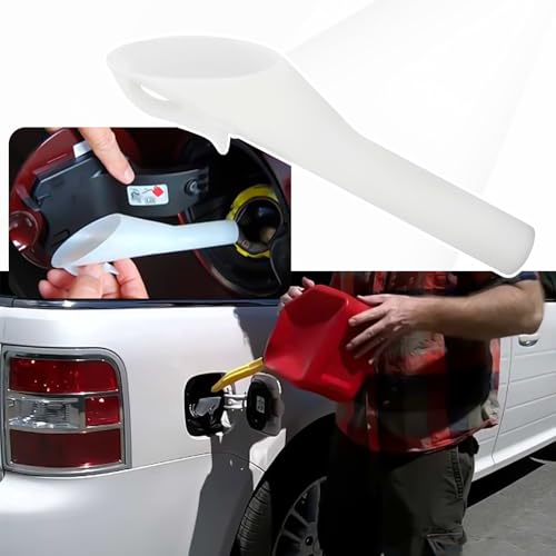 2PCS Capless Gas Tank Funnel