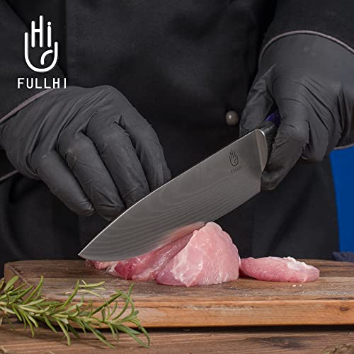 Knife Set 14pcs Japanese Knives Set (Purple / 14 Piece Knife Set)