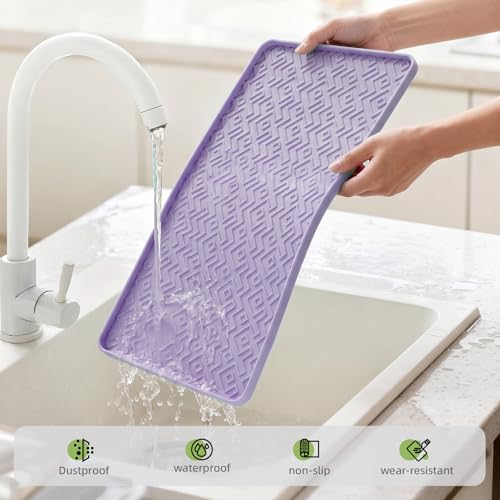 Silicone Coffee Mat 19" x 12" (Purple / 19'' x 12'')