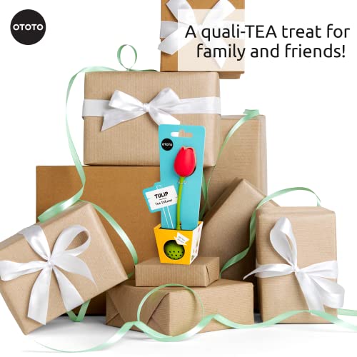 Cute Tea Infuser by OTOTO (Red Tulip)