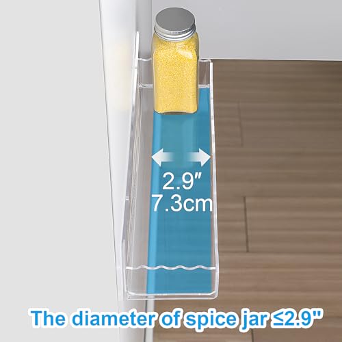 10 inch Spice Rack Wall Mounted (10" / Clear)