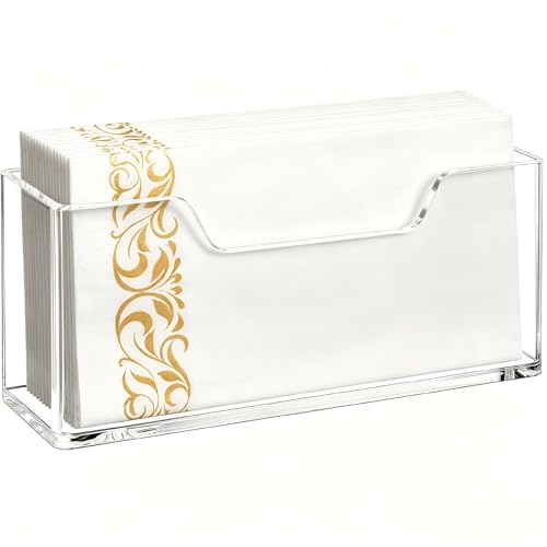 Clear Acrylic Vertical Guest Towel Holder (Clear Guest Towel Holder (Large))