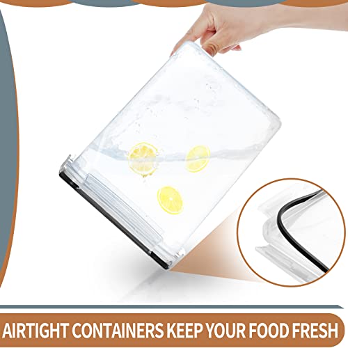 Large Airtight Food Storage Containers 5.2L (Black / 5.2 l)