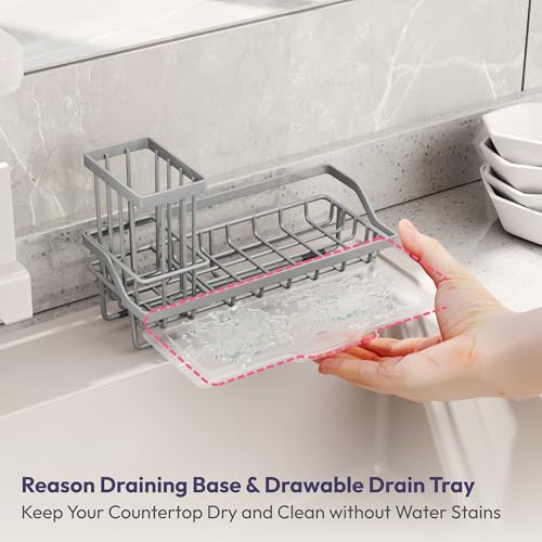 Sink Caddy Sponge Holder (Gray / Medium)
