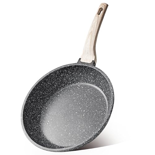 10 inch Non Stick Black Frying Pan Skillet (Black / 10")