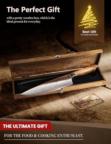 8 Inch Damascus Chef Knife