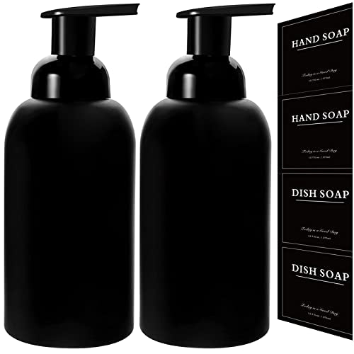 2 Pack Foaming Soap Dispenser (Black)
