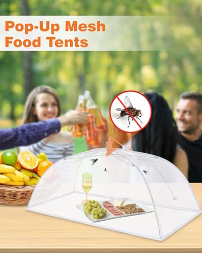 Food Covers for Outside (5 PACK (1*XXL+4*L))
