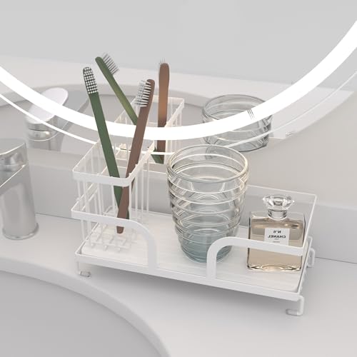 Bathroom Counter Organizer (B 2PCS / White)