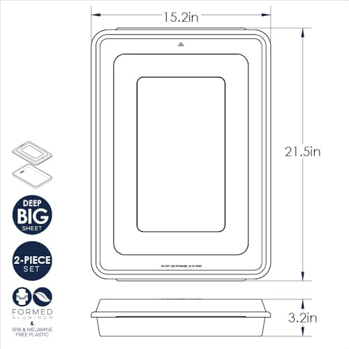 Extra Large High (XL Baking Pan + Lid)