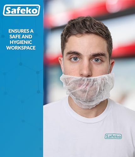 Beard Nets White Disposable Beard Covers