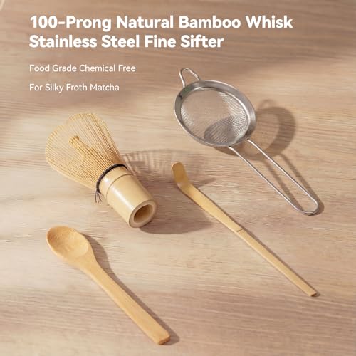 Matcha Whisk Set (Ice Blue)