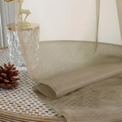 Taupe Bedroom Curtains 2 Panel Sets 90 Inch Length (Taupe / 59"W x 90"L (Pack of 2))
