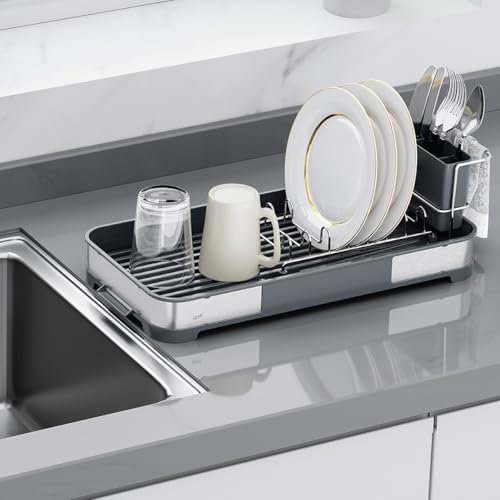 Stainless Steel Dish Drying Rack (Compact)
