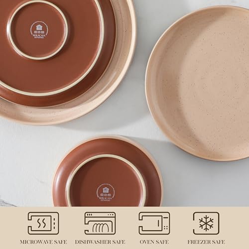 Plates and Bowls Sets (12 Pcs (Service for 4) / Pink)