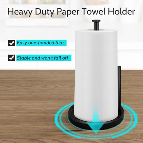 Paper Towel Holder Countertop (Black)