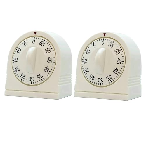 60 Minute Wind Up Timer (2 Pack)