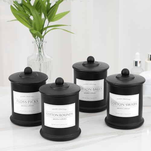2 Pack Farmhouse Apothecary Jars with Lids