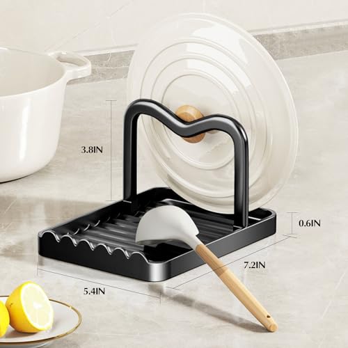 spoon holder and pot lid holder (Black)