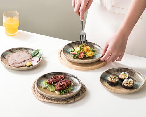 Dessert Plates (Light Brown / 6.5 Inch)