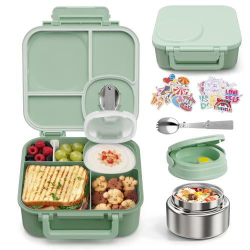 Bento Box for Kids (Dusty Green)