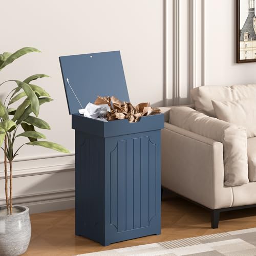 Trash Can Cabinet (Blue)