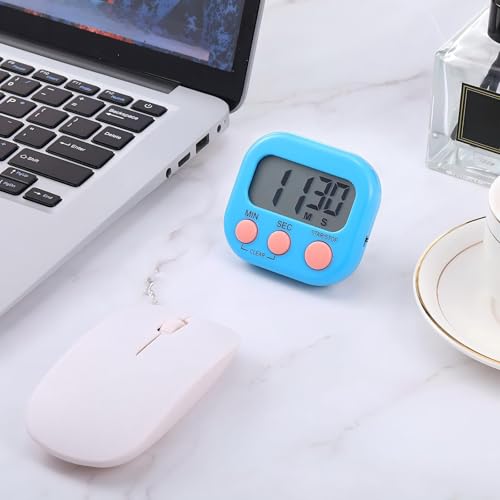 6 Pcs Multi func Electronic Kitchen Classroom Timer (6 Colors)