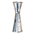 Stainless Steel 2 oz 1 oz Bartending Cocktail Jigger Measuring Cup (1 count / Sliver-A Etched)