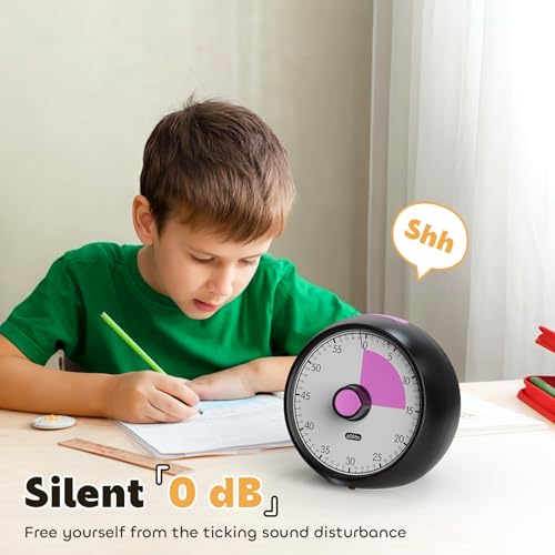 Visual Timer for Kids 60 (Black Pink)