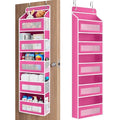 Over the Door Organizer for Bedroom (Rose Pink / 1 Pack (Standard))
