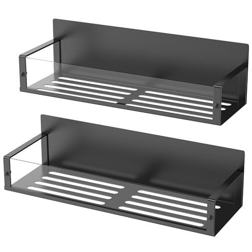 Metal Magnetic Spice Rack for Refrigerator Clear (2 Pack / Clear)