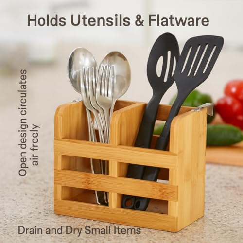 Bamboo Dish Rack Caddy (Drying Rack Caddy)