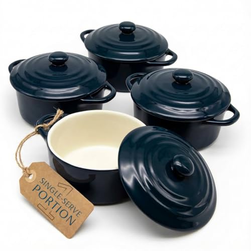 Mini Cocotte Lids (Navy)