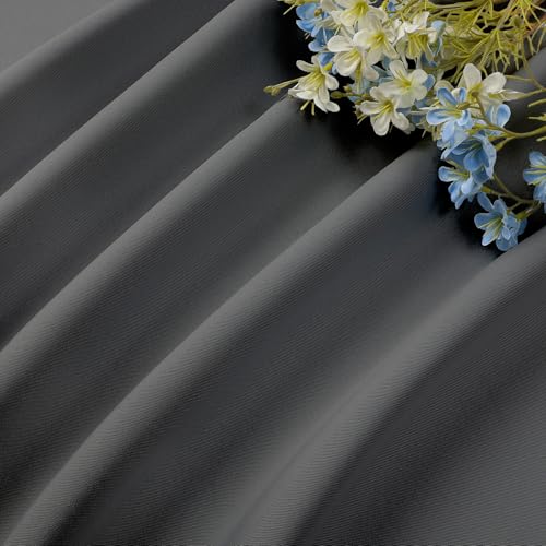 Custom Blackout Curtains for Bedroom Living Room (Light Grey / Customsize)