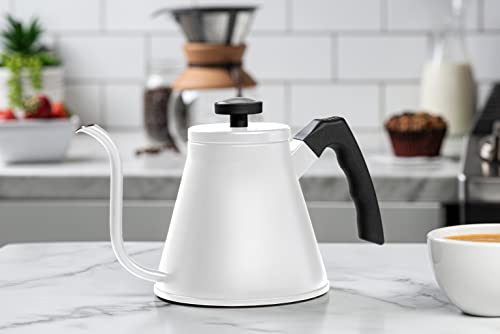 Gooseneck Kettle (White)