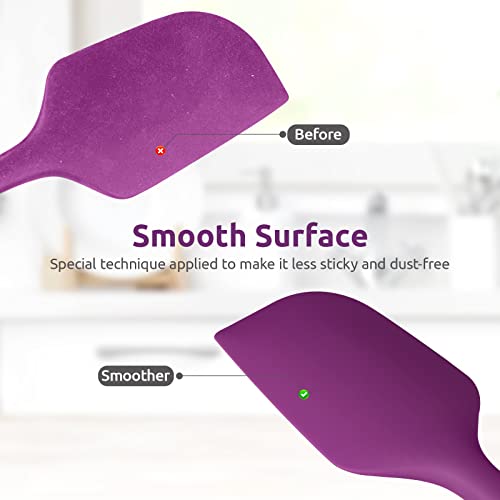 Silicone Large Spatula (Purple / 11.4in)