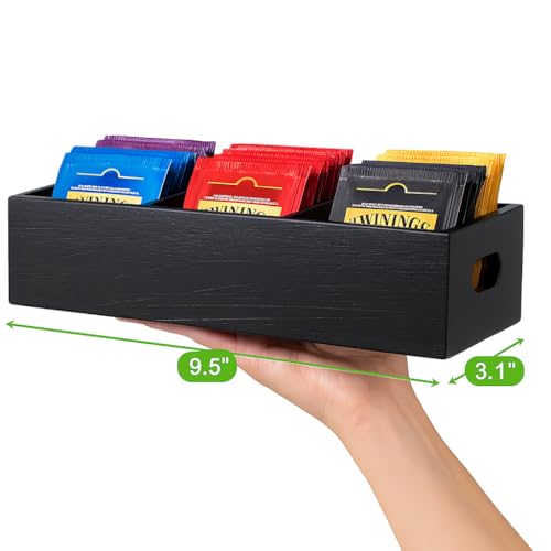 Moldie Multi Purpose Matte Black Wood Organizer