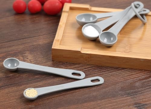 Measuring Spoons Set with Egg Separator 12 (Gray)