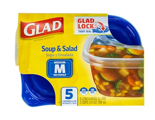 GladWare Medium Rectangle Food Storage Containers (Rectangle / 24 oz - 30 Count)