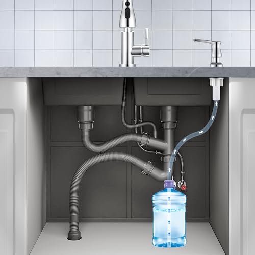 Kitchen Sink Soap Dispenser Chrome (with Hose / Chrome)