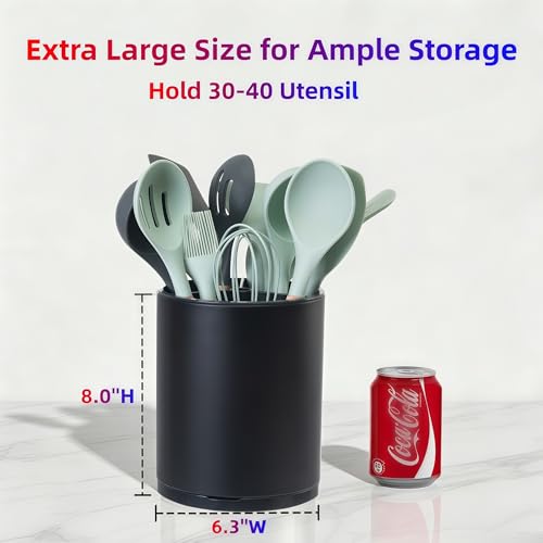 Kitchen Utensil Holder (Large / black)
