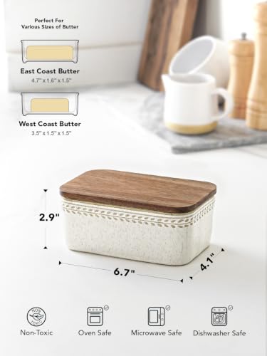 Butter Dish with Lid for Countertop