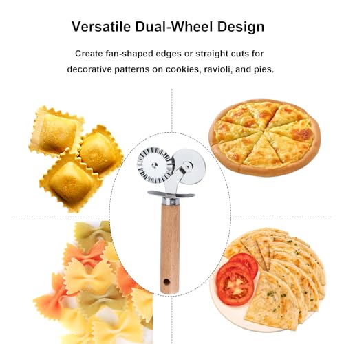 Pastry Double Cutter Wheel (2 Pack)
