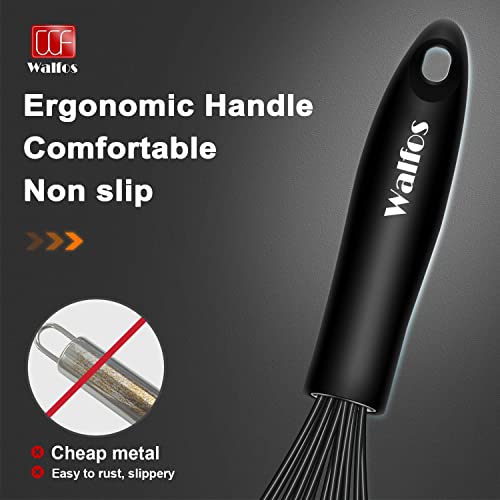 Silicone Whisk (7+9+11 in Black)