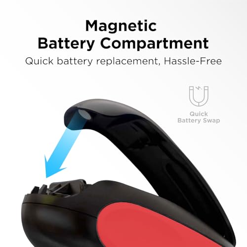 One-To-Go Electric Can Opener, Red (Red with Black)
