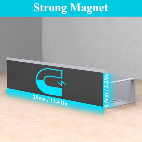 Metal Magnetic Spice Rack for Refrigerator Gray (6 Pack / Gray)