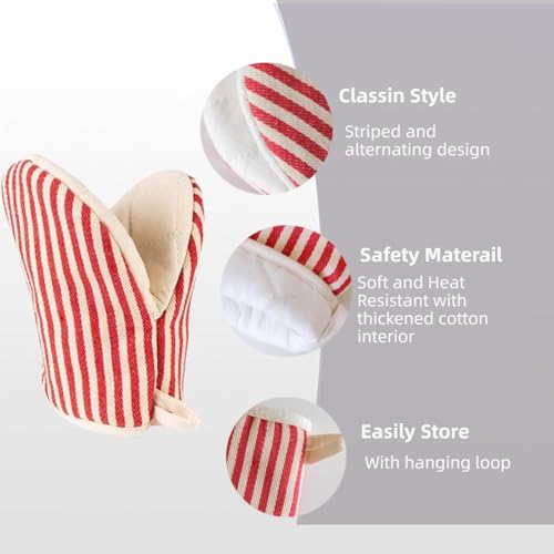 Mini Oven Mitts (Red)
