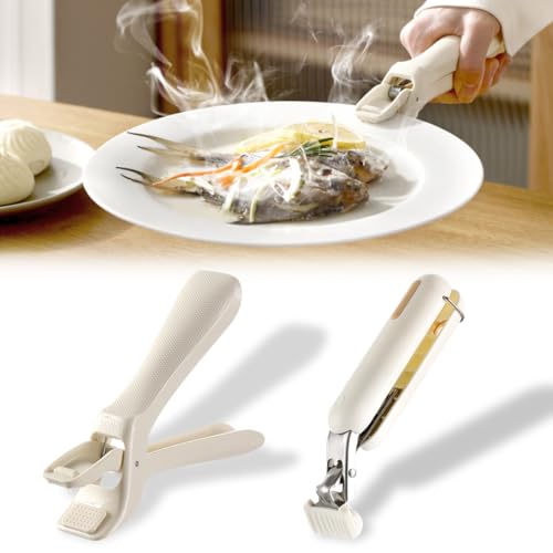 2 PCS Hot Plate Gripper (Beige)